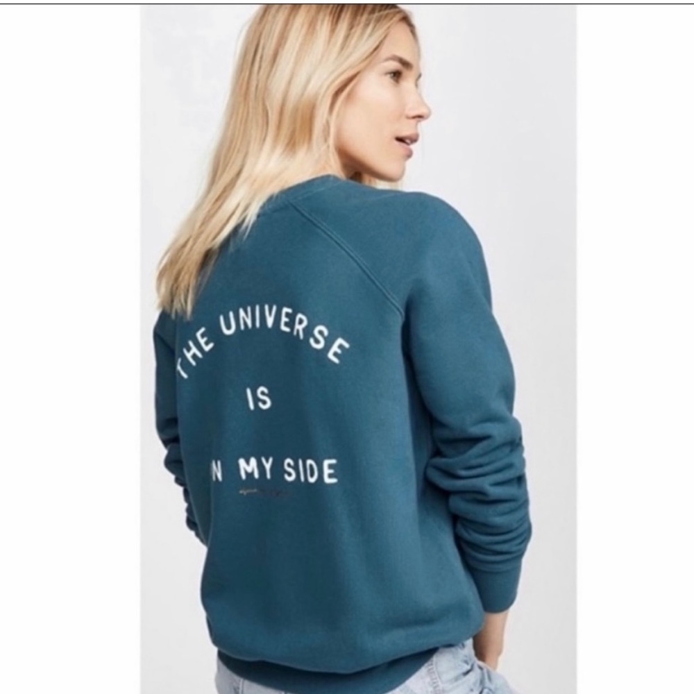 Spiritual Gangster The Universe Is On My Side Classic Sweatshirt Small